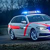 (Symbolbild) Eine Patrouille der Kantonspolizei Thurgau konnte den Brand löschen, noch bevor die Feuerwehr eintraf. Passanten hatten ...