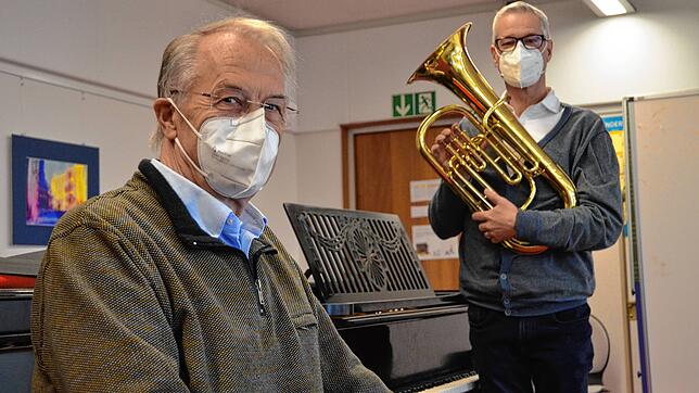 Reinhard Nedela und Gerhard Eberl haben das Konzept für den Musik-Treff Gehrenberg entwickelt.