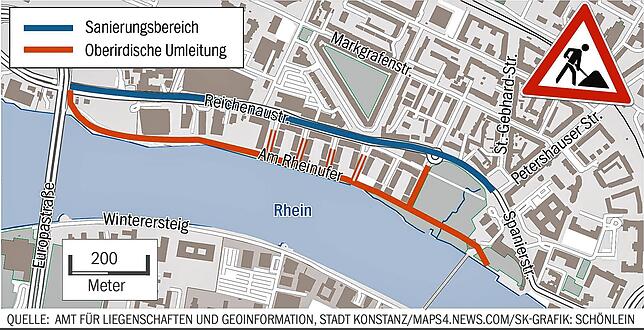 Bild 1: Bald geht&lsquo;s los &ndash; Konstanzer Verkehrsachse wird bis 2024 zum Nadelöhr