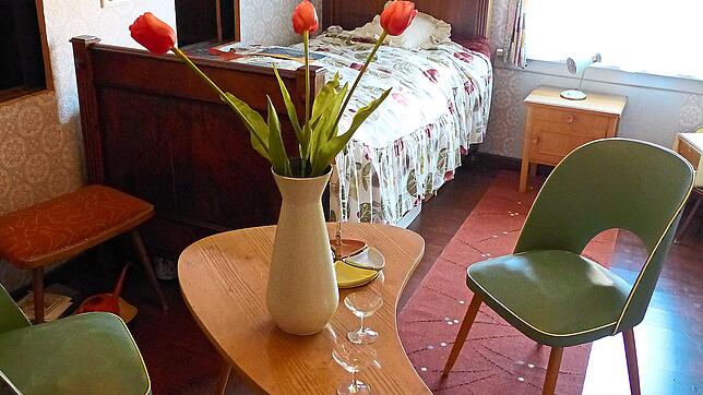 Im Oktober 2005 wurde das Museum „Gasthaus Arche“ eröffnet. Aus den 1950er- Jahren stammt dieses Fremdenzimmer.