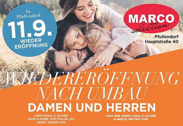 Bild 1: Blickpunkt Marco Moden: Marco Moden – ein regionales Modeerlebnis