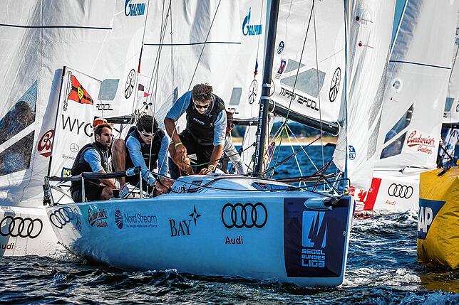 So sieht das in normalen Zeiten aus &ndash; das WYC-Team in Travemünde 2017.
