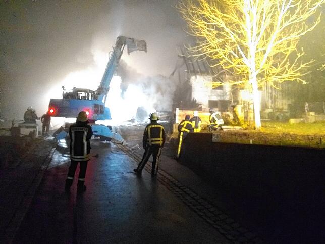 Vorsorglich wurden deutlich mehr Einsatzkräfte zum Brand in Ewattingen alarmiert, als am Ende gebraucht wurden.