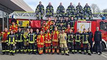 Mitglieder aus acht Gemeindewehren und einer Werksfeuerwehr haben sich in Markdorf zu Truppführern ausbilden lassen. Alle haben bestanden.