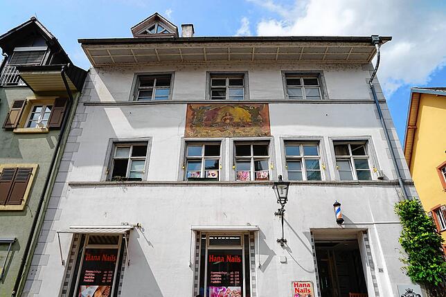 Erstes Rathaus, Weinkeller und Gasthaus zum Meerfräulein &ndash; manche Gebäude, wie dieses hier in der Wallstraße 24, blicken auf eine ...