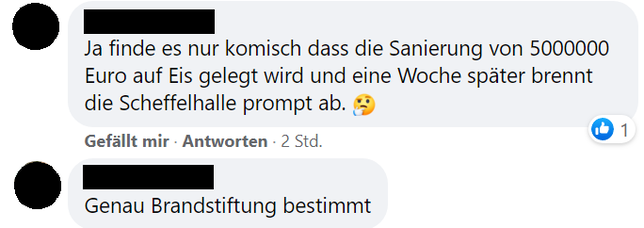 Bild 8: Trauer und Fassungslosigkeit über Verlust der Scheffelhalle: So reagiert das Netz