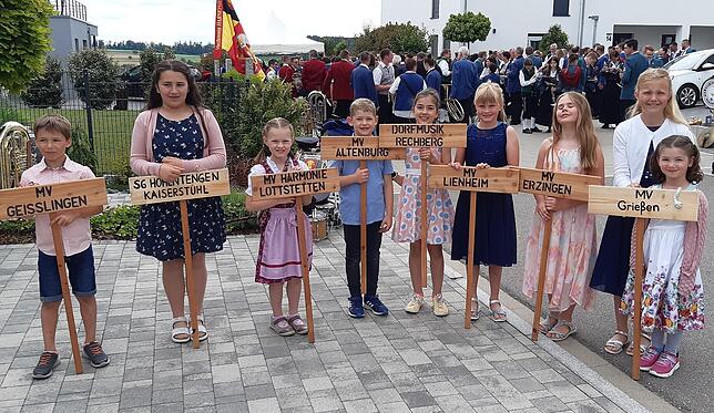 Auch der Nachwuchs freute sich über das Bezirksmusikfest 2022 in Dettighofen. (Archivbild)