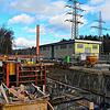 Die Baustelle des neuen Schalthauses, das die Singener Kernstadt und mehrere nördliche Ortsteile versorgt. Auch der Neubau wird zum ...