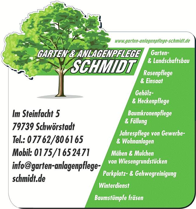 Bild 1: Eröffnung Neubau Garten + Anlagepflege Schmidt Schwörstadt: Neue Werkhalle für Fahrzeuge und Geräte