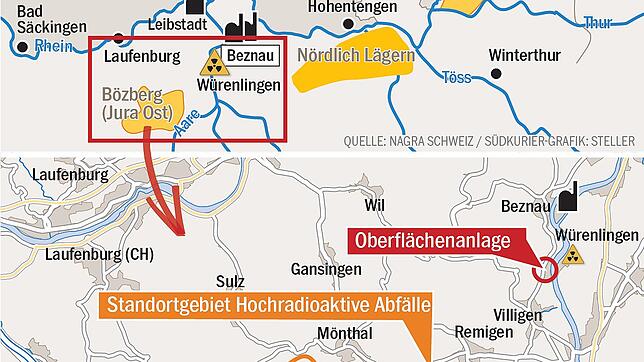 Bild : 740 Stellungnahmen aus Deutschland zu Schweizer Atomendlager