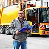 &bdquo;Wir sind gut organisiert und ein sehr gutes Team. Jeder zieht mit und gibt sein Bestes&ldquo;, sagt Jörg Dennenmoser, Disponent ...