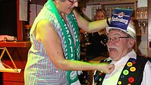 Christine Roth mit Peter Rith hat die Lacher auf ihrer Seite.