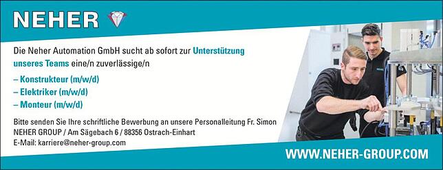 Bild 5: 30 Jahre Firma Neher Ostrach: Von Einhart in die ganze Welt