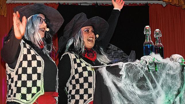 Mit das Programm gestaltet haben die Niedereschacher Narrenzunft, die Lehr-Hexen, die Tanz-Garde der Schabenhausener Schlierbachnarren ...