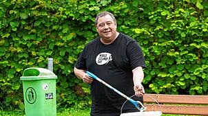 Radovan Rábl (51) aus Erzingen hat die Klettgau Cleaners gegründet.