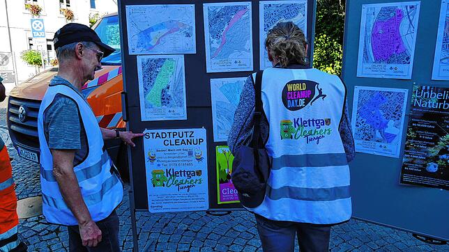 Für die Sammelaktion in Tiengen wurden die Helfer in mehrere Sammelgebiete eingeteilt.