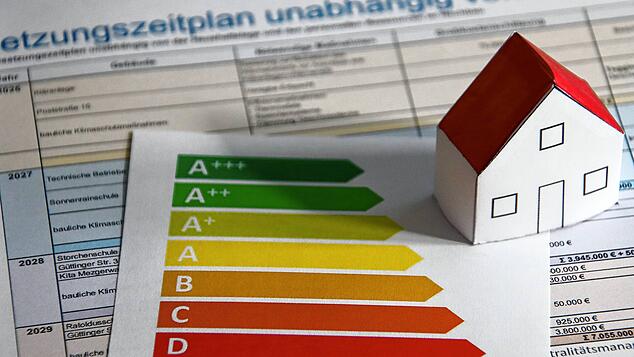 In einer Liste priorisiert die Stadt verschiedene energetische Sanierungsmaßnahmen.