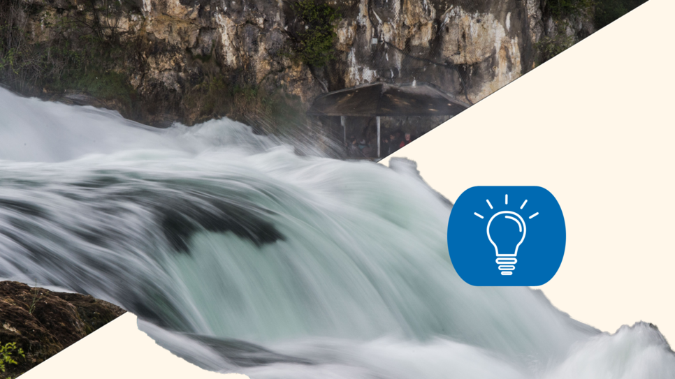 Bild : So groß ist der Rheinfall