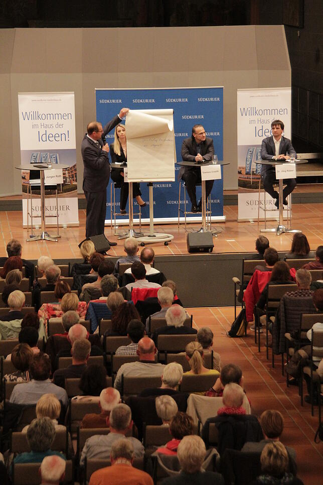 Bild 8: Video vom SÜDKURIER-Podium zur OB-Wahl in Villingen-Schwenningen zum Nachsehen!