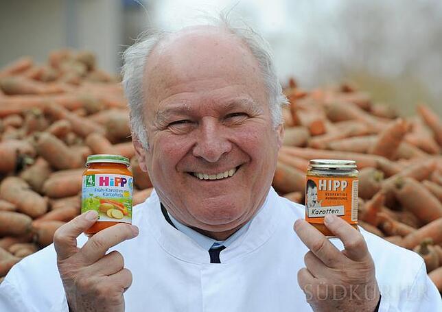 "Dafür stehe ich mit meinem Namen" : So wurde Claus Hipp bekannt.