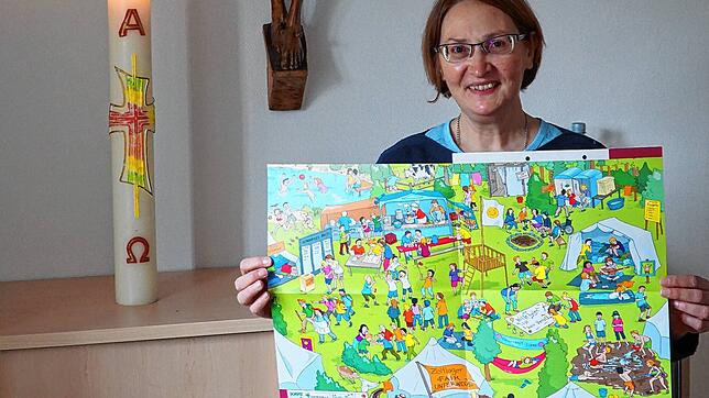 Gemeindereferentin Judith Müller will Kommunionkinder mit Wimmelbildern und anderen Elementen gegen sexuelle Übergriffe stärken.