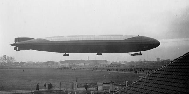 Kurz vor Zeppelins Tod in Dienst gestellt: LZ 92 (L 43) stand im Kriegsdienst der Marine. Bild: Archiv der Luftschiffbau Zeppelin GmbH