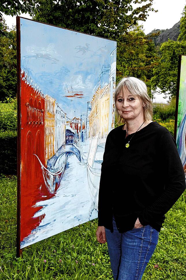 Venedig ist für Susanne Sterk immer wieder Inspirationsquelle: Ihr Bild &bdquo;Serenissima&ldquo; steht für den Zauber der Stadt, in der ...
