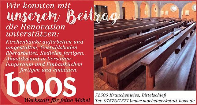 Bild 2: Renovierung und Neugestaltung der St. Oswald Kirche Stockach: St. Oswald erstrahlt in neuem Glanz