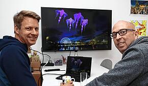Jetzt haben die Seenachtfest-Veranstalter Tommy Spörrer (links) und Frank Schuhwerk (rechts) endlich Antworten auf die brennendsten ...