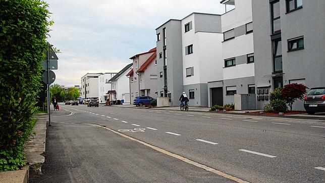 Parkplätze statt Grünflächen vor dem Haus: Mit Beispielen wie diesen (auf der rechten Straßenseite) hat die Stadtverwaltung im Ausschuss ...