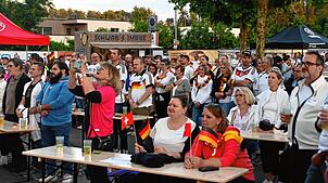 Bild : Deutschland – Schweiz: Die schönsten Bilder vom Public Viewing in Tiengen