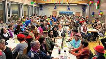 Voller Saal und beste Stimmung beim Bunten Abend in Espasingen 2023.