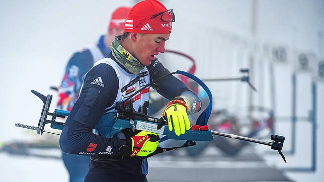 Platz 23: Beim letzten Schießen hatte Fabian Kaskel &ndash; hier bei der Deutschen Meisterschaft am Notschrei &ndash; enorme Probleme.