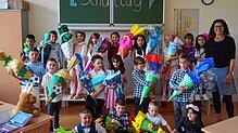 20 Jungen und Mädchen wurden in die Klasse 1a der Schule an der Rheinschleife in Jestetten eingeschult. Klassenlehrerin ist Evelin ...