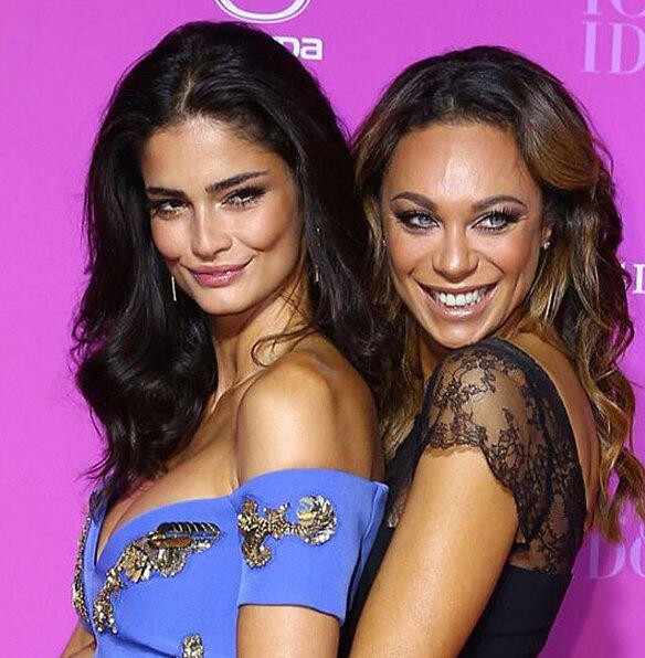Mit dem Topmodel Shermine Shahrivar verbindet sie eine Freundschaft.