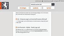 Der Screenshot zeigt eine Seite der Homepage des Landratsamtes Ravensburg. Hier war, für jeden Besucher der Seite einsehbar, ein Brief ...