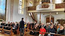 Drei Kirchen werden auf der Orgelfahrt zum Bodensee besucht, hier im Bild die Wallfahrtskirche Maria zum Berg Karmel in Baitenhausen. ...
