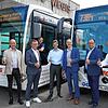 Die Bürgermeister freuen sich über verbesserte Verbindungen (von links): Johannes Henne (Immenstaad), Robert Scherer, (Meersburg), ...