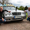 Zwei Freunde, ein Auto und 7000 Kilometer Nebenstraßen: Reiner Jehle (links) und Johannes Mihm aus Dogern wagen das Abenteuer ...