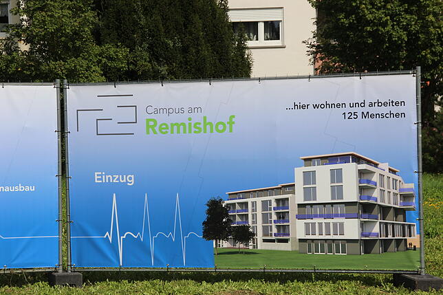 So soll der Campus am Remishof mal aussehen. Die Bauherren rechnen mit einem Bezug im Sommer 2021.