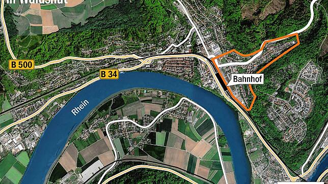 Das Gurtweiler Tal mitsamt Ziegelfeld in Waldshut