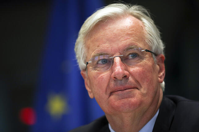 Michel Barnier, EU-Verhandlungsführer für den Brexit, nimmt an einer Sitzung im Europäischen Parlament teil.