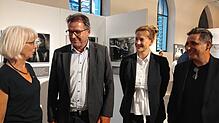 Sie engagieren sich für die Ausstellung zur Zwangsprostitution und das Rahmenprogramm: (von links) Helga Raible, Präsidentin Soroptimist ...