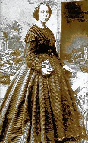 Therese von Wüllenweber mit 35 Jahren auf Schloss Myllendonk 1868, sie war die erste Generaloberin der Salvatorianerinnen.