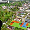 Das Bauvorhaben der Baugenossenschaft Oberzellerhau in der Wehrdstraße in Singen aus der Vogelperspektive.