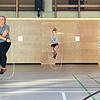 Lena Kaplan, Annalena Ohlsen, Lena Meier und Marie Ohlsen (von links) proben eine Choreografie, die auch bei Auftritten gezeigt wird.