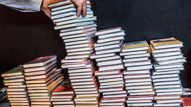 Bücher, Bücher, Bücher: Bei den Überlinger Büchernächten war für jeden Geschmack etwas dabei. Man musste nicht mal selbst lesen...