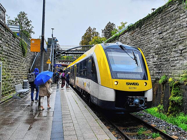 Der Bahnhof Mitte in Überlingen. (Archivbild)