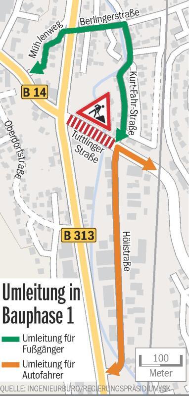 Bild 3: Bau des Adler-Kreisels ab Dienstag: Anwohner fürchten viel Umleitungsverkehr