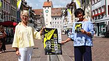 Auf die 32. Waldshuter Filmfeste freuen sich die Organisatoren (von links) Petra Weber und Sylvia De Paola vom Waldshuter Werbe- und ...